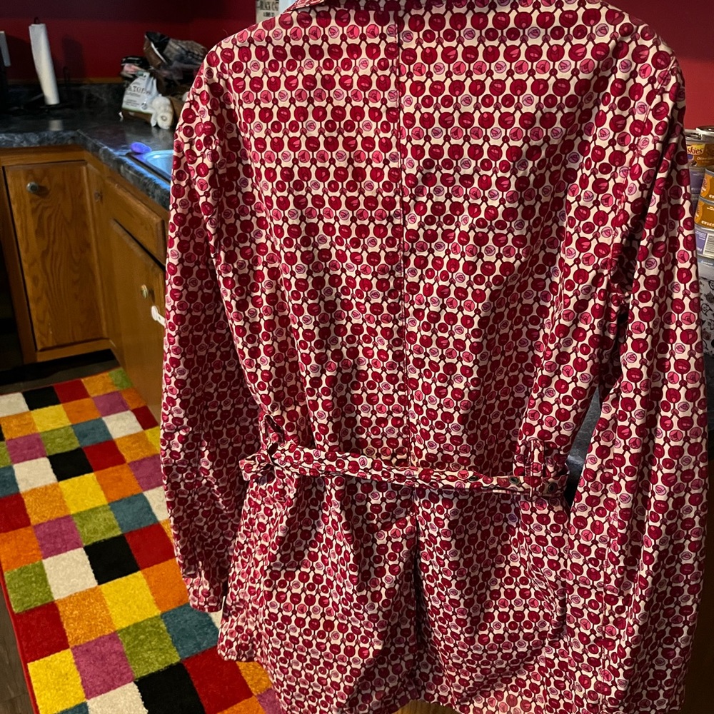 Romantic Whimsical Rose Patterned Jacket - image 5